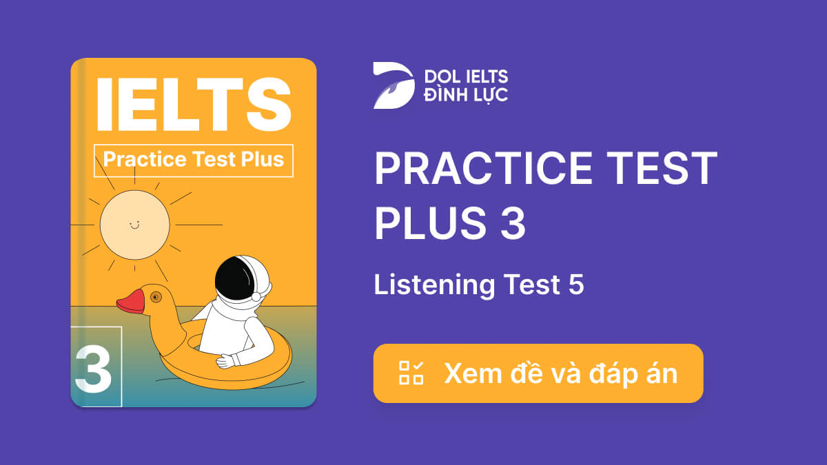 plus 3 listening test 5