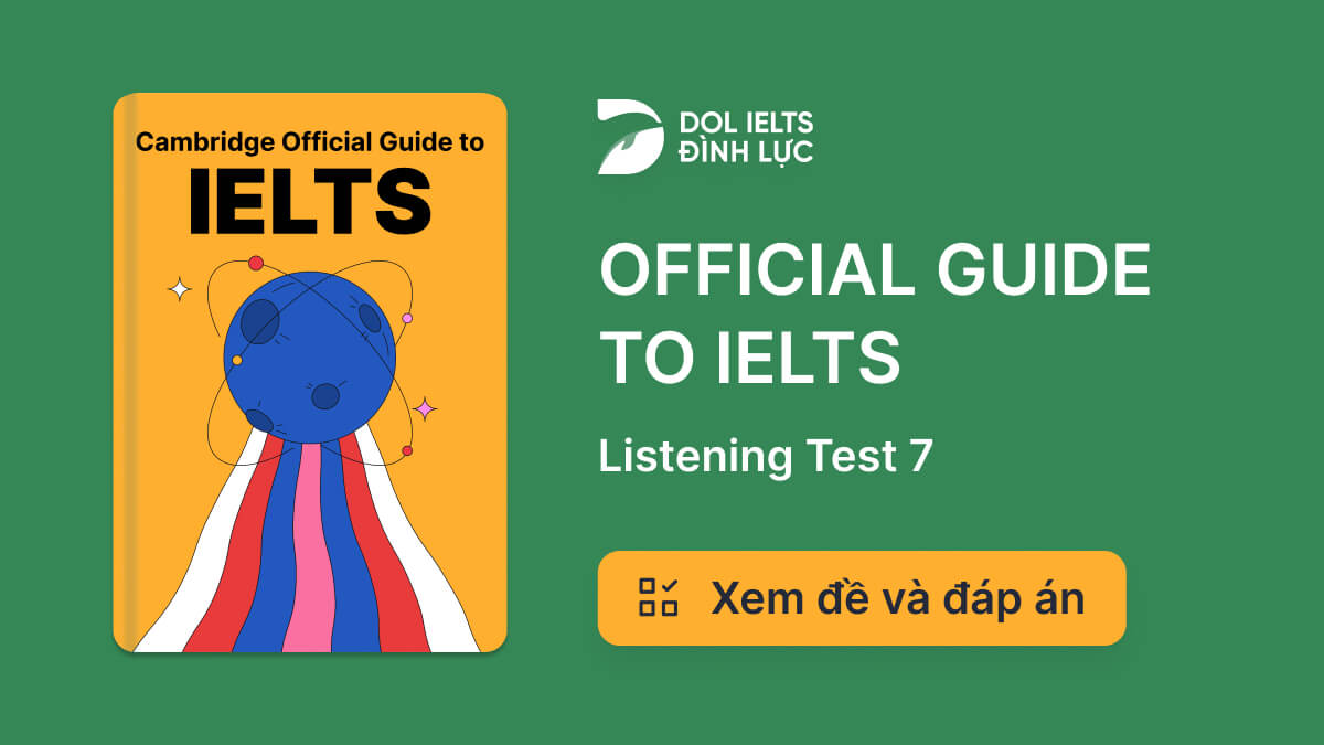 Official Cambridge Guide To IELTS - Listening Test 7 With Practice Test ...