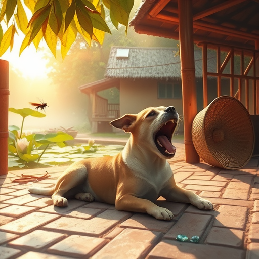 chó ngáp phải ruồi Tiếng Anh là gì