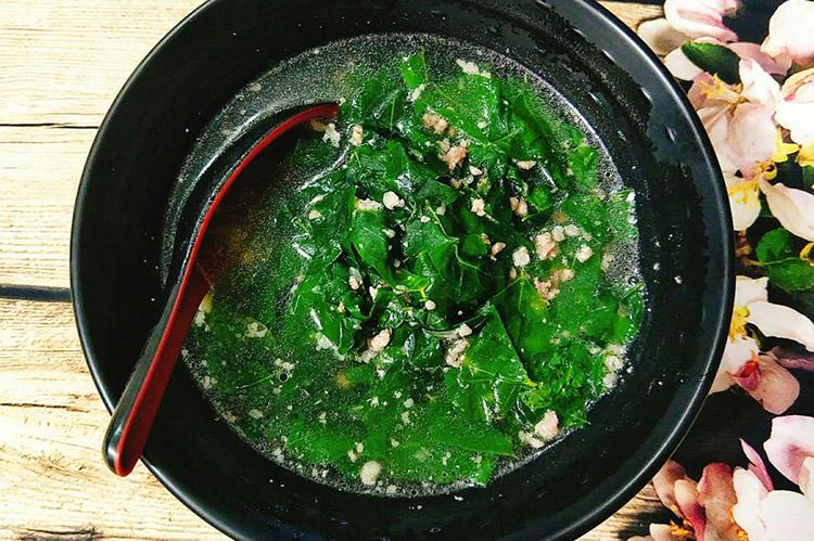 canh rau Tiếng Anh là gì