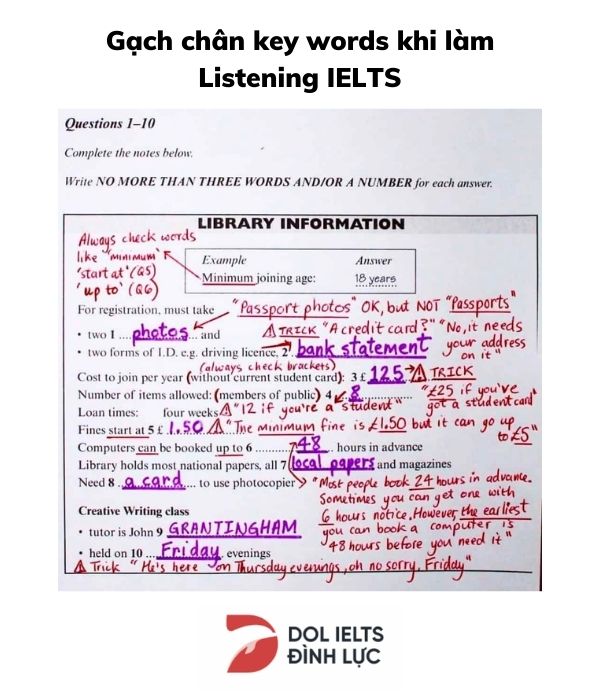 Tổng hợp mẹo và cách làm bài nghe IELTS đạt điểm cao