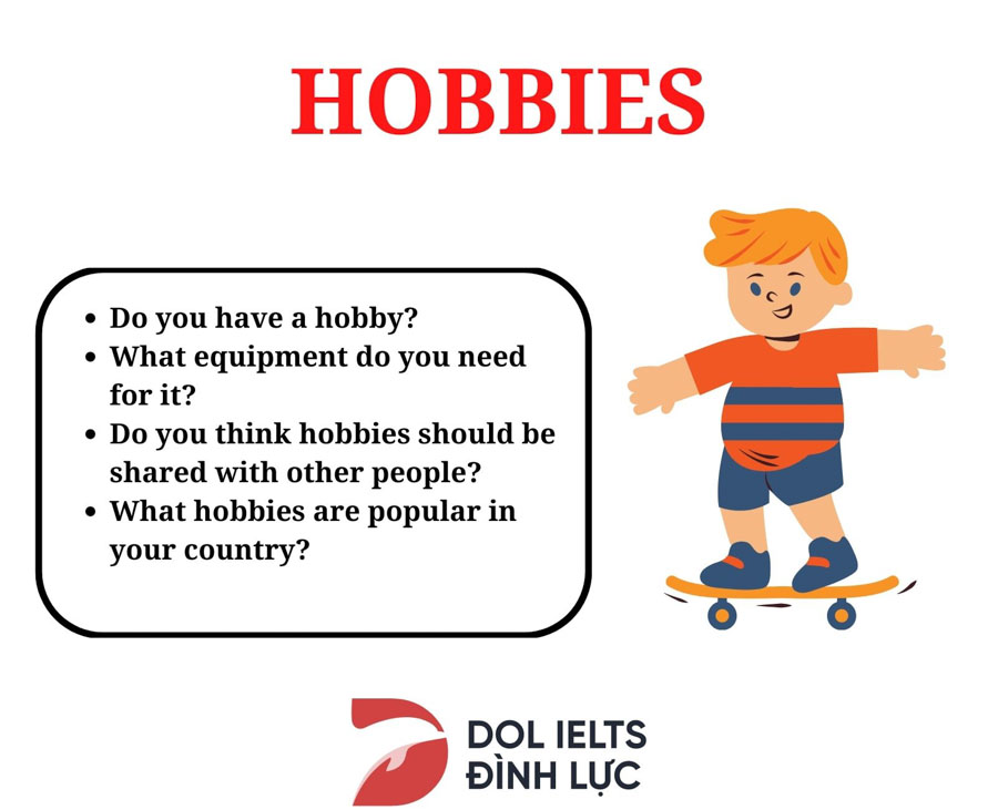 Chủ đề Hobbies trong phần Speaking Part 1