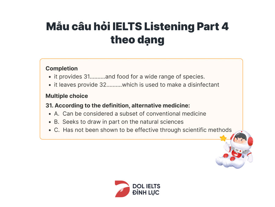 IELTS Listening Part 4 Practice: Cách làm và bài luyện tập