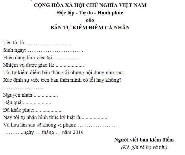 Bản kiểm điểm tiếng Anh: Hướng dẫn chi tiết và các bài tập mẫu