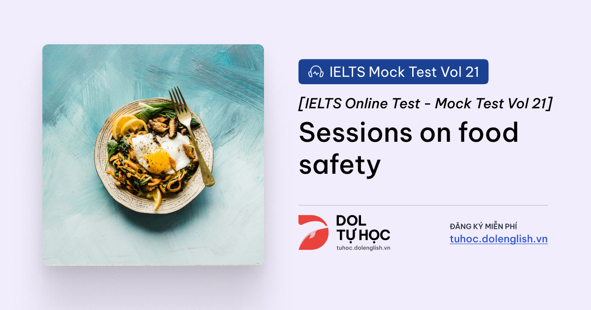 Từ Vựng IELTS Mock Test Vol 21 - Listening Test 2 - Section 3: Sessions ...