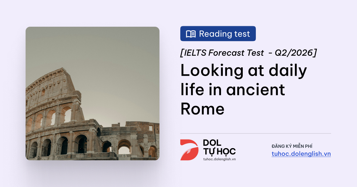 Looking at daily life in ancient Rome