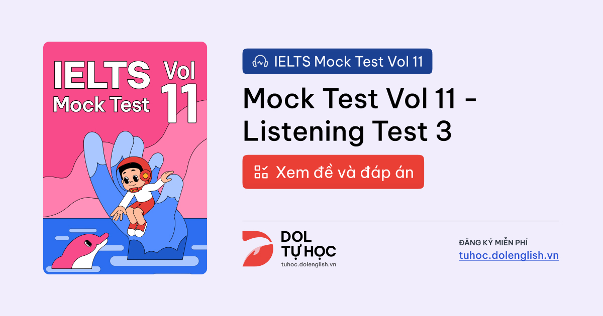 CAM IELTS 11 - Listening Test 3 With Practice Test, Answers And Explanation