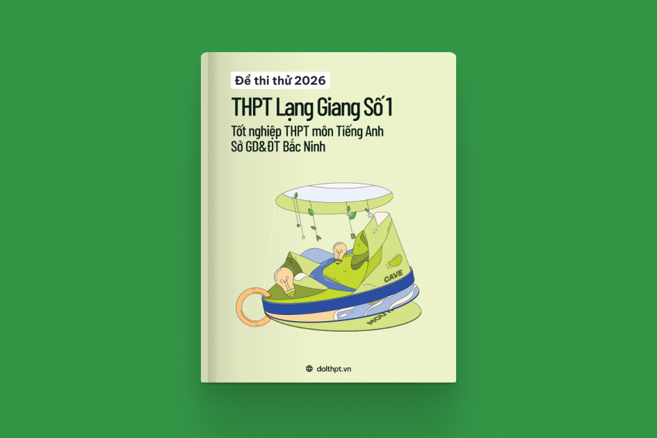 Đề thi thử tốt nghiệp THPT môn Tiếng Anh trường THPT Yên Dũng Số 1 Sở GD&ĐT Bắc Ninh năm 2026 exam cover