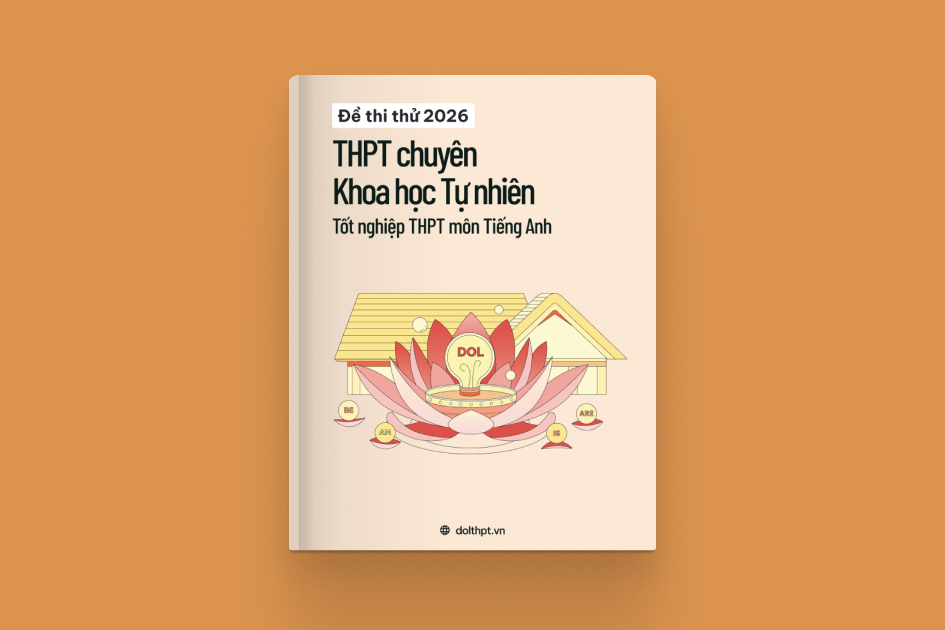 Đề thi thử tốt nghiệp THPT môn Tiếng Anh trường THPT Chuyên Khoa học Tự nhiên năm 2026 exam cover