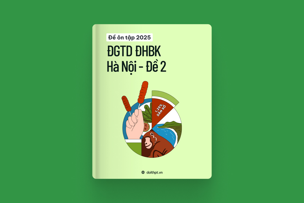 Đề ôn tập ĐGTD ĐHBK HN năm 2025 - Mã đề 02
