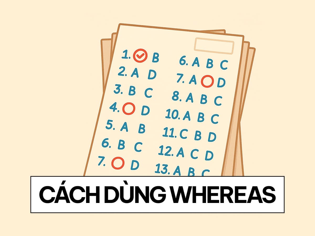 bài tập cách dùng whereas