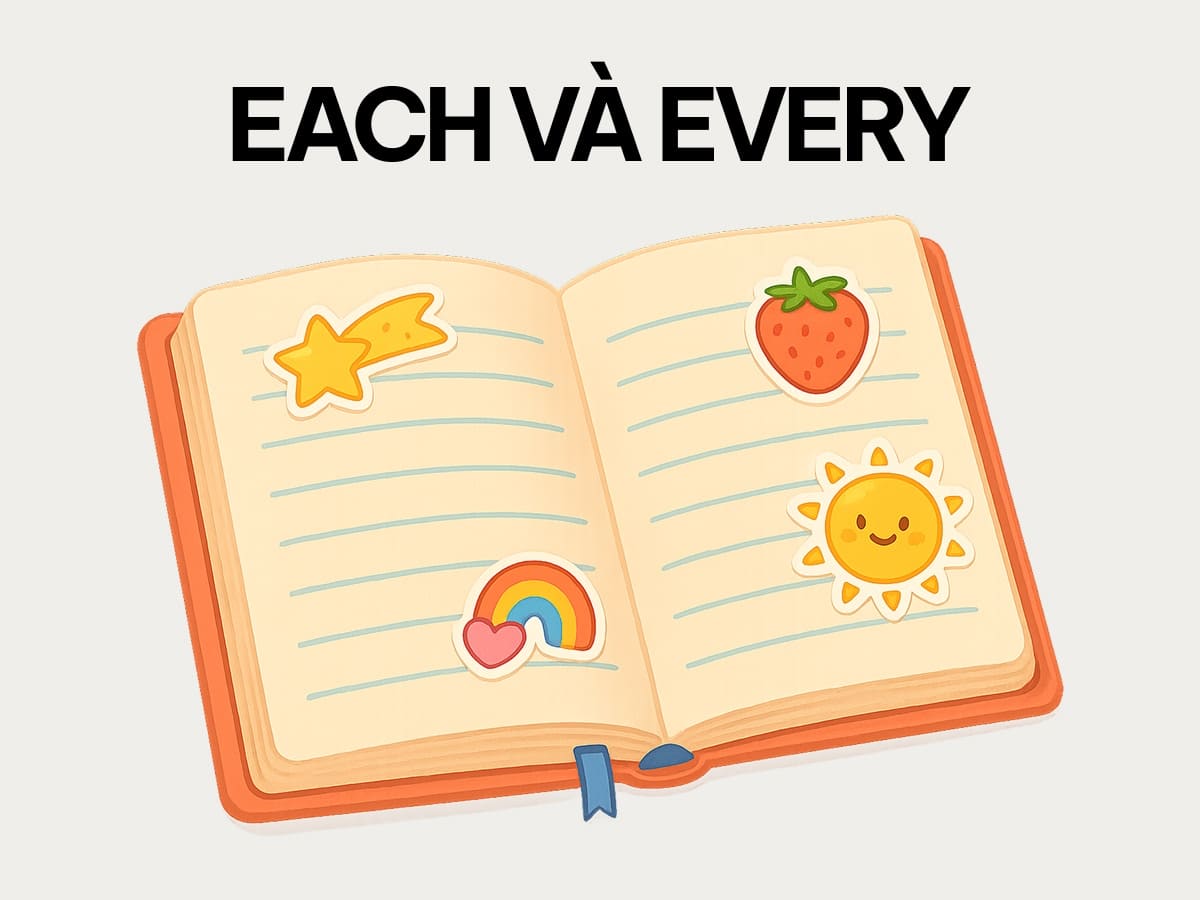 Bài tập each và every cơ bản và nâng cao (có đáp án)