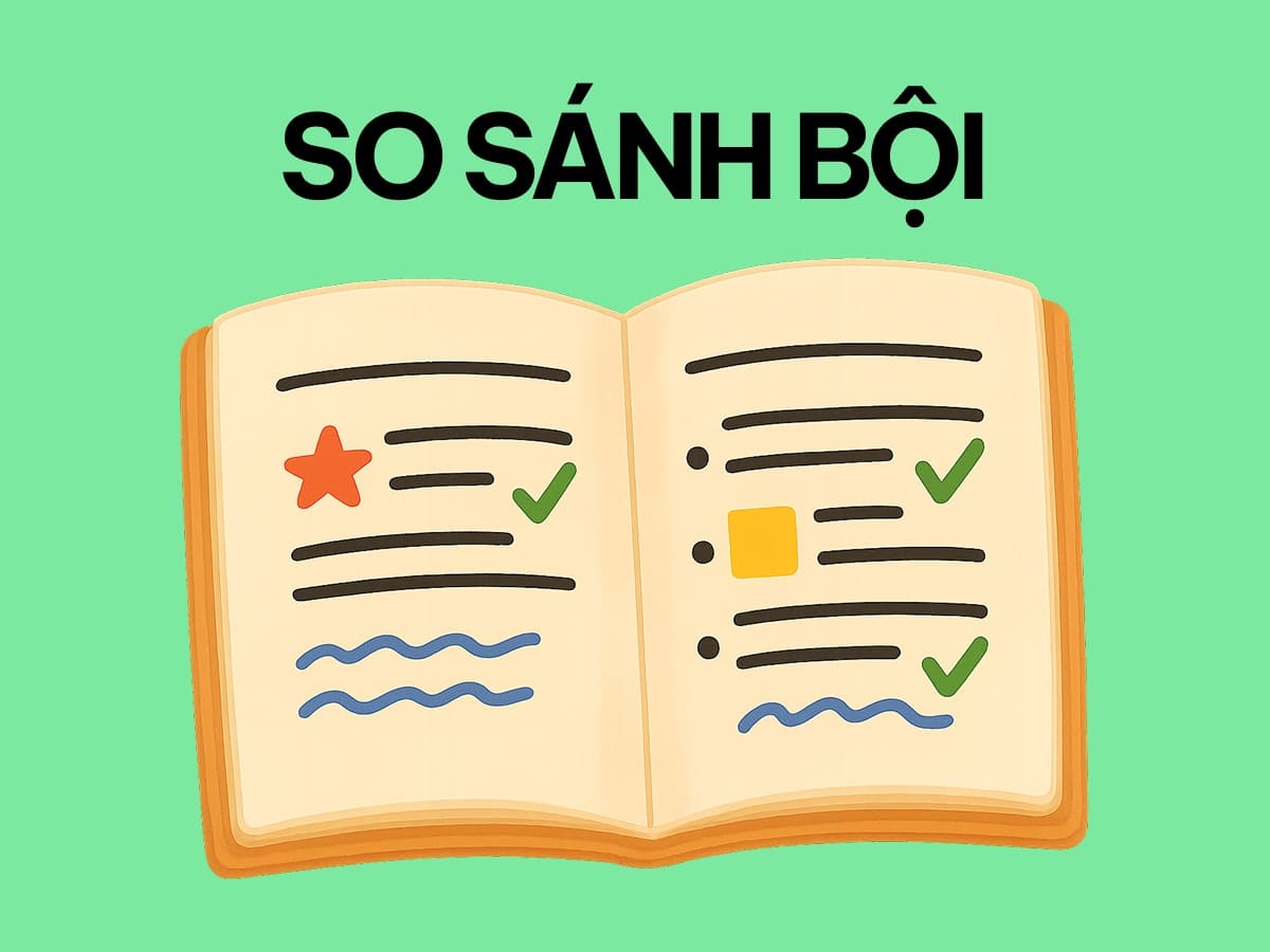 Bài tập so sánh bội cơ bản và nâng cao (có đáp án)