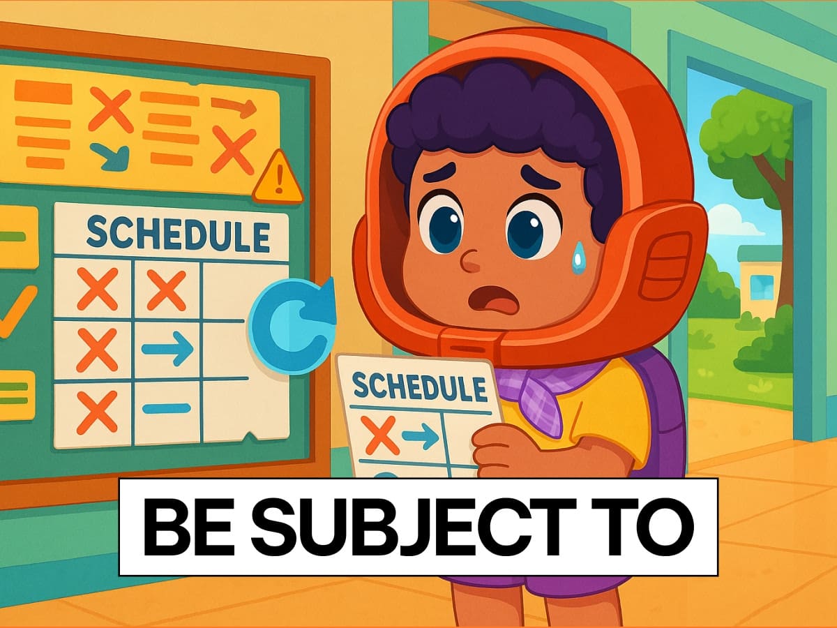 Be Subject To