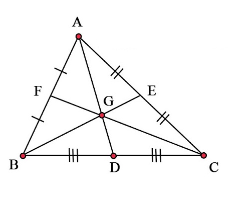 Các cách thức vẽ đàng trung tuyến nhập hình học tập Euclide
