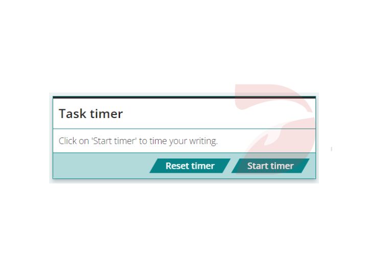 tính năng task timer của write and improve