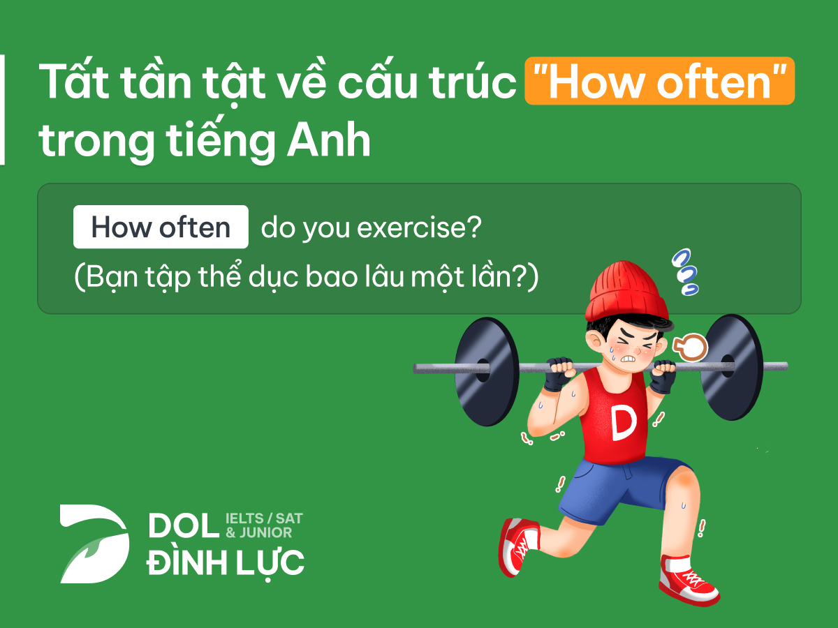 cấu trúc how often trong tiếng anh