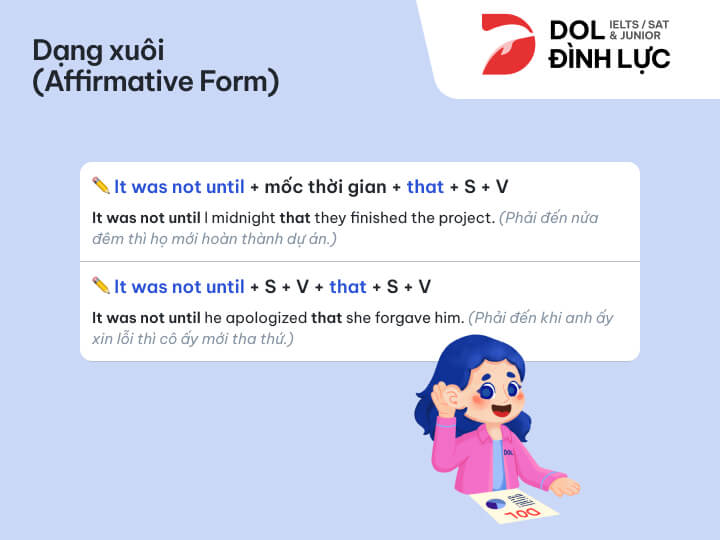 [{"type":"p","children":[{"text":"cách dùng cấu trúc it was not until"}]}]