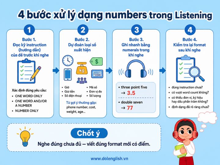 [{"type":"p","children":[{"text":"Cách viết số trong bài thi IELTS & Chiến thuật làm bài dạng numbers trong Listening"}]}]