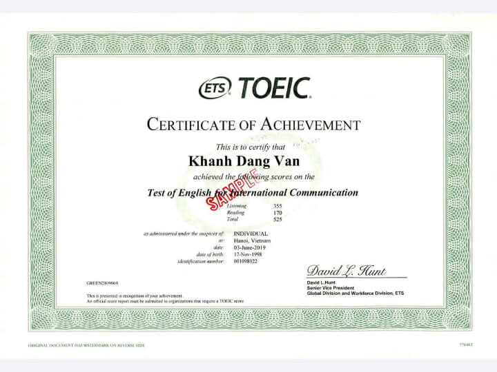 [{"type":"p","id":"65WHcd5o7s8tss-4CQ2o5","children":[{"text":"TOEIC là gì? Cấu trúc của đề thi TOEIC & Chứng chỉ mẫu TOEIC"}]}]