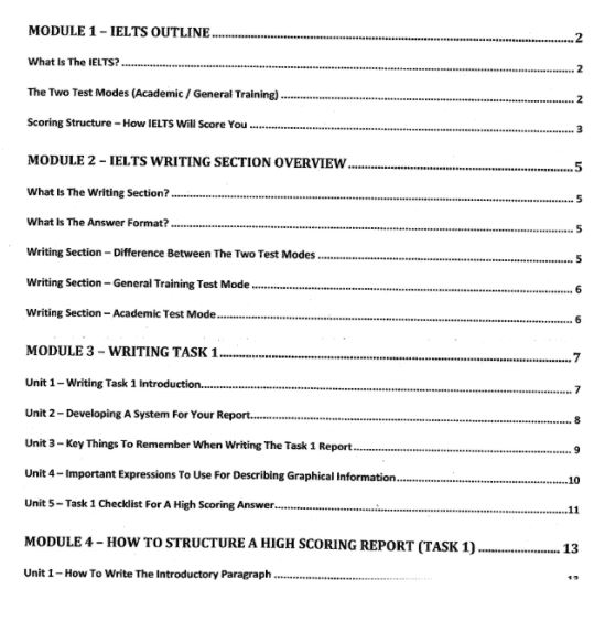 IELTS Writing Section (Academic) How To Achieve A Target 8 Score