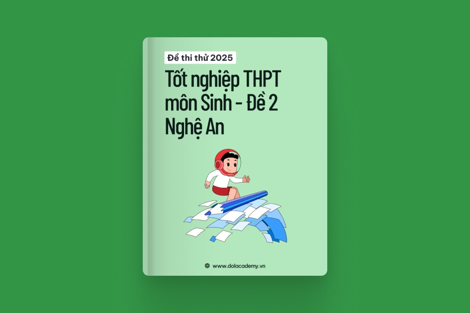 Đề thi thử tốt nghiệp THPT môn Sinh Học tỉnh Nghệ An 2025 - Đề 02 exam cover