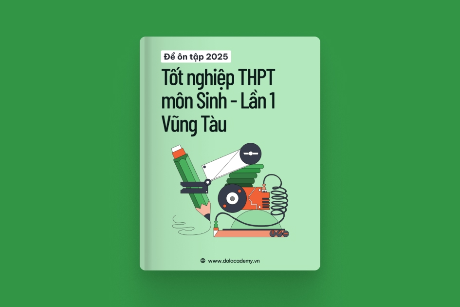 Đề thi thử tốt nghiệp THPT môn Sinh Học tỉnh Vũng Tàu lần 1 2025 exam cover