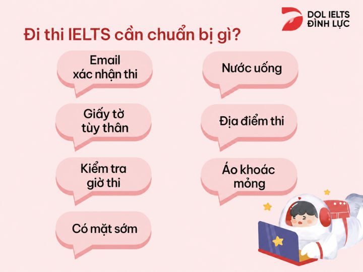 [{"type":"p","children":[{"text":"Cần chuẩn bị gì cho kỳ thi IELTS & Đi thi IELTS cần chuẩn bị và lưu ý gì?"}]}]