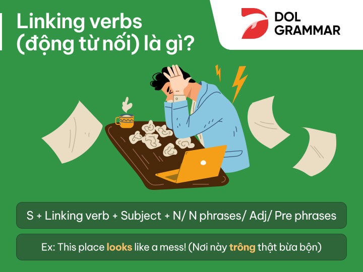 linking verbs là gì