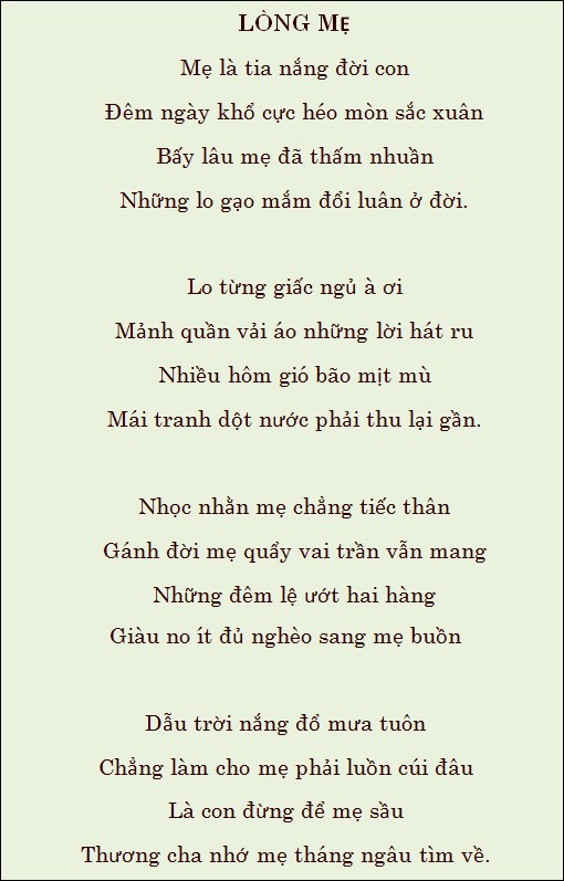 Thơ lục bát trong tiếng Anh có ý nghĩa gì?
