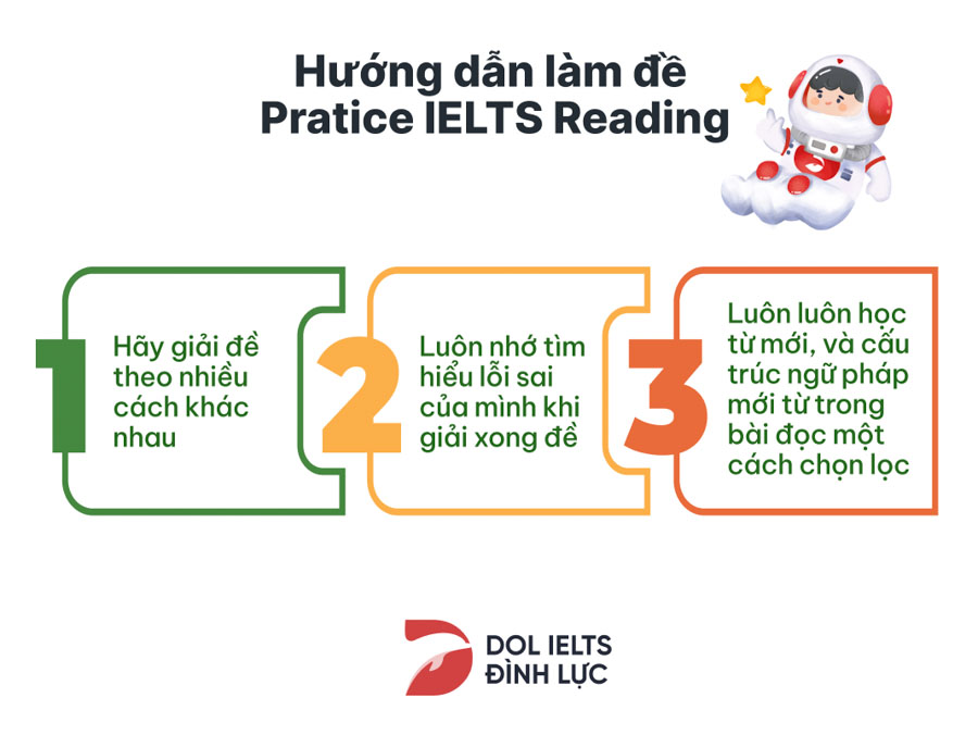 3 cách để làm đề Pratice IELTS Reading