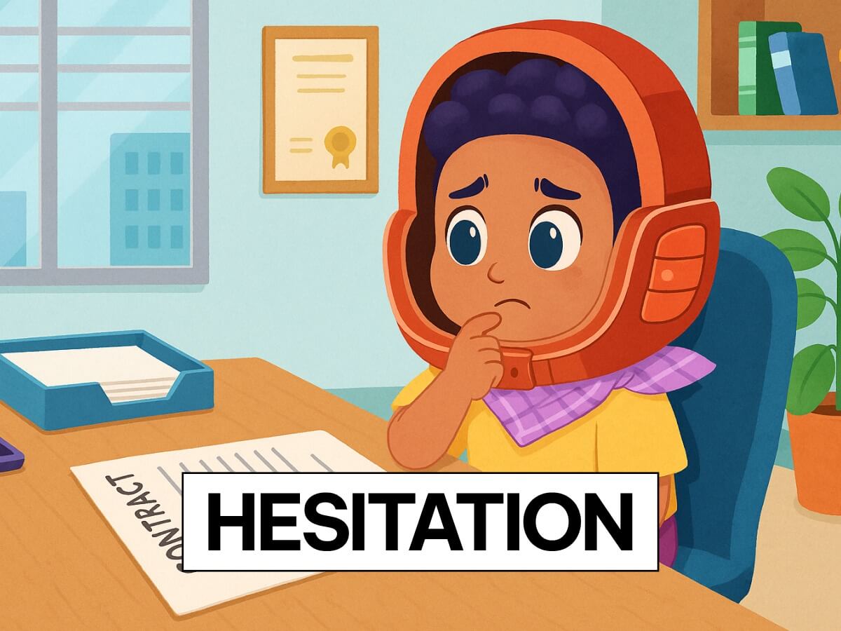 hesitation là gì