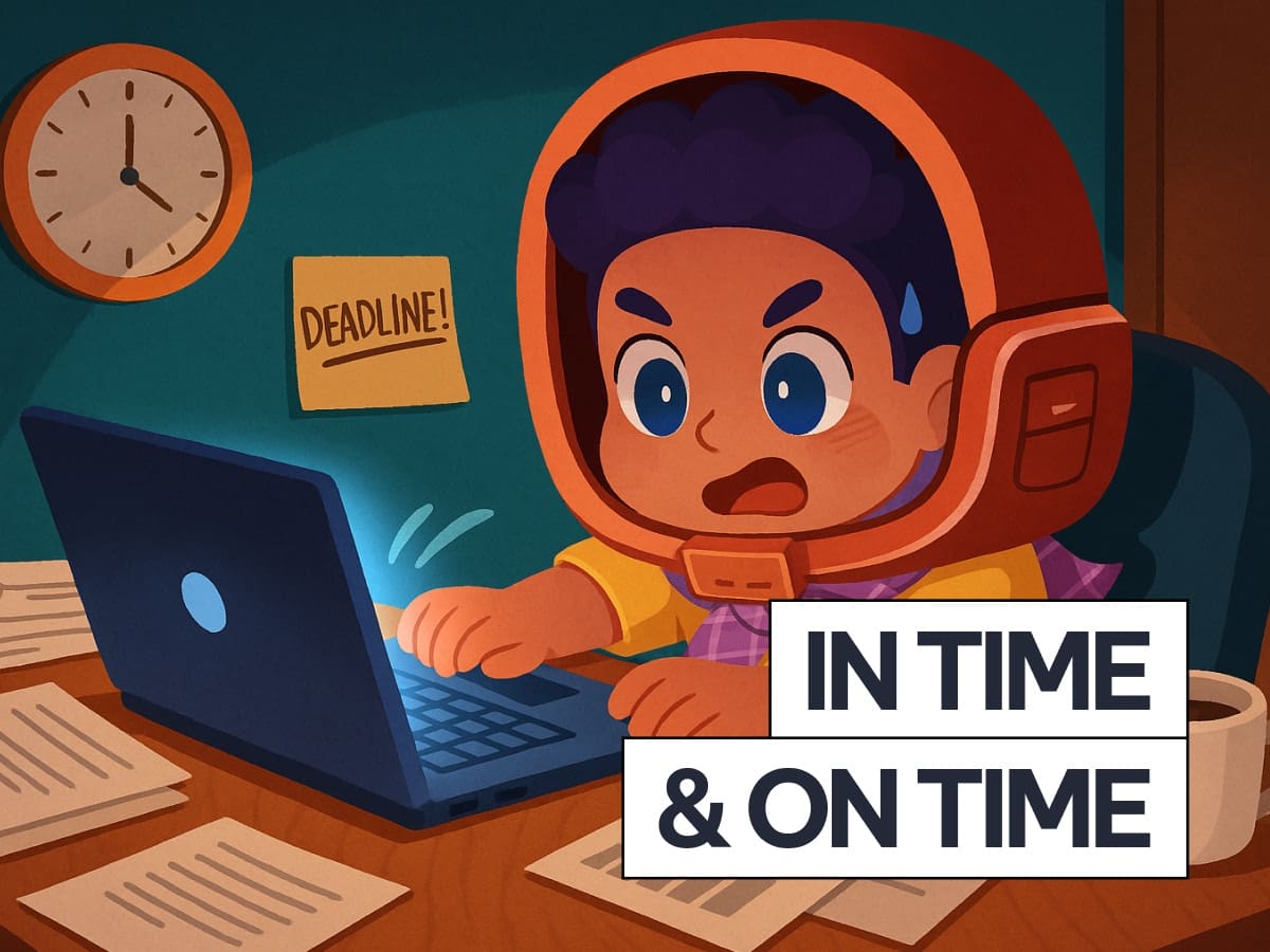 in time on time