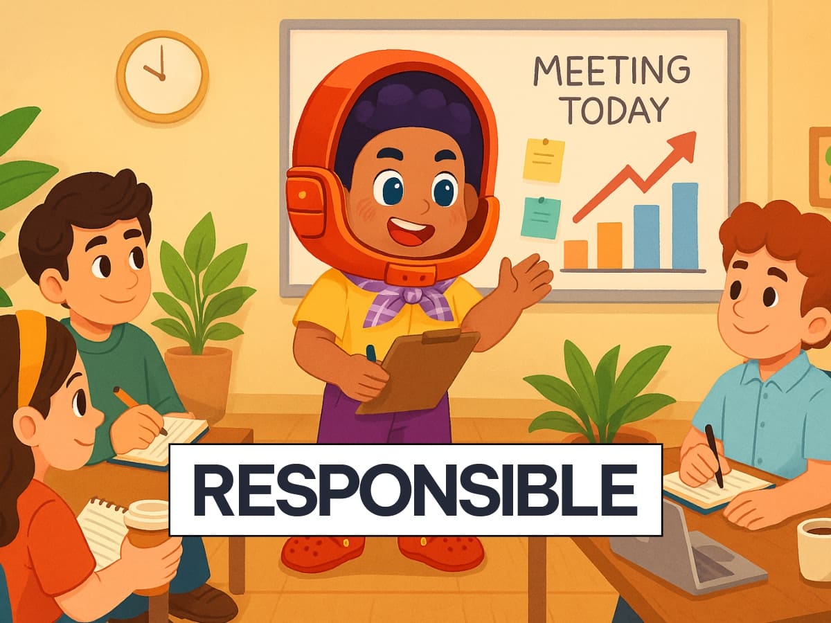 responsible đi với giới từ gì