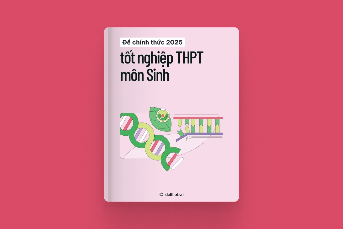 Đề chính thức tốt nghiệp THPT môn Sinh Học năm 2025 exam cover