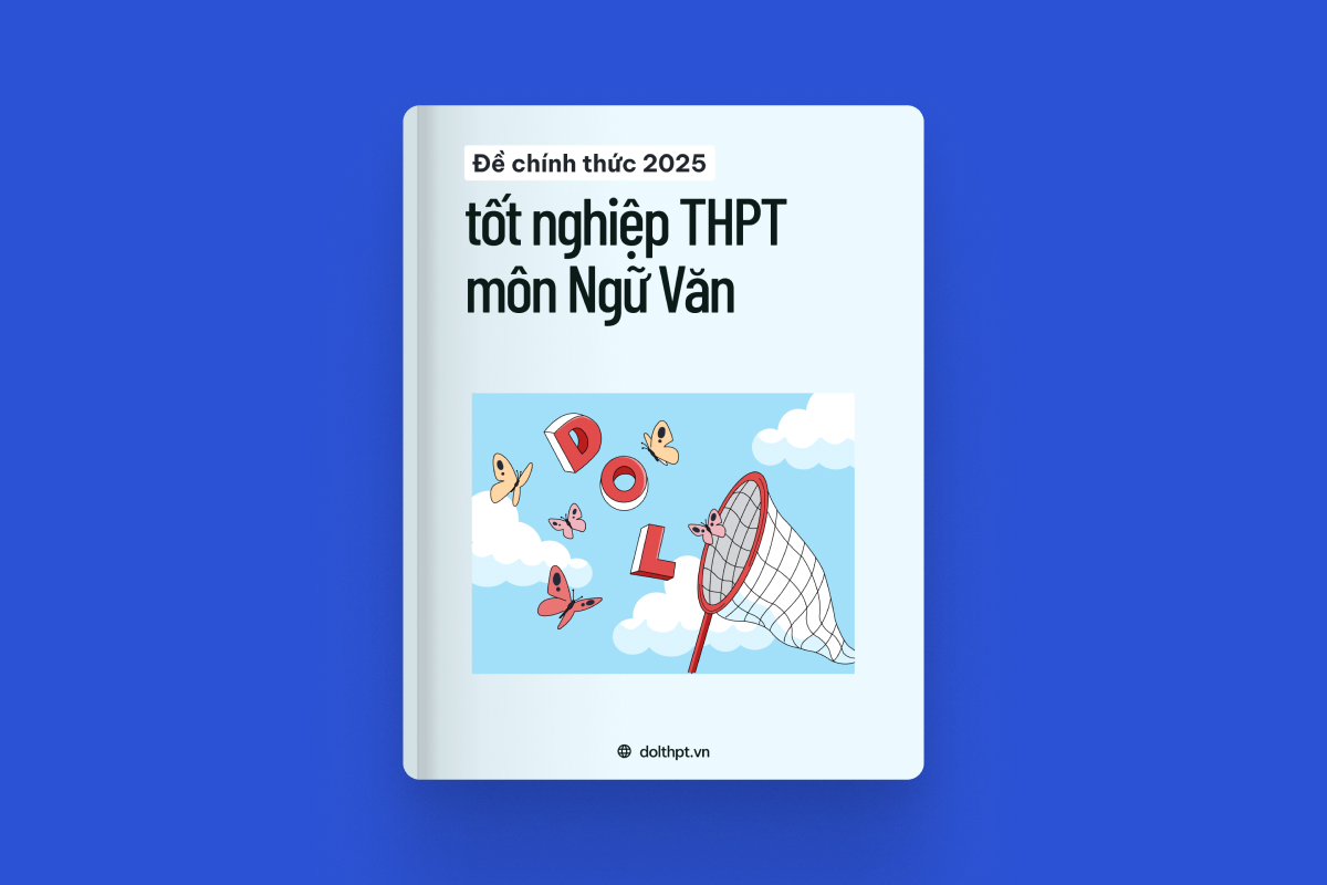 Đề chính thức tốt nghiệp THPT môn Ngữ Văn năm 2025 exam cover