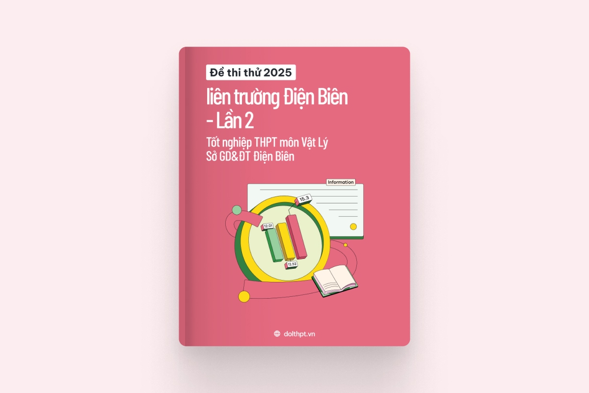 Đề thi thử tốt nghiệp THPT môn Vật Lý Sở GD&ĐT Điện Biên lần 2 năm 2025 exam cover