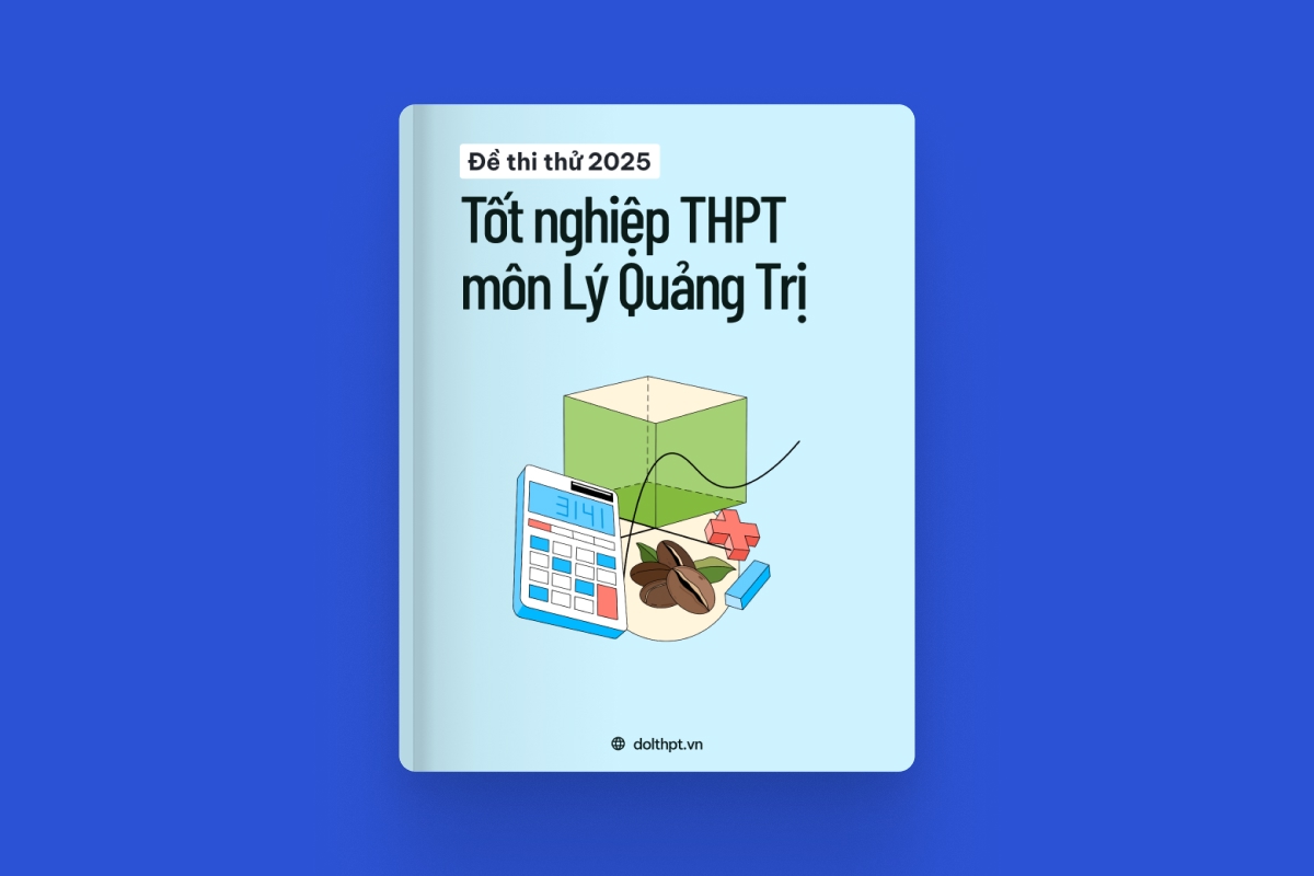Đề thi thử tốt nghiệp THPT môn Vật Lý Sở GD&ĐT Quảng Trị năm 2025 exam cover