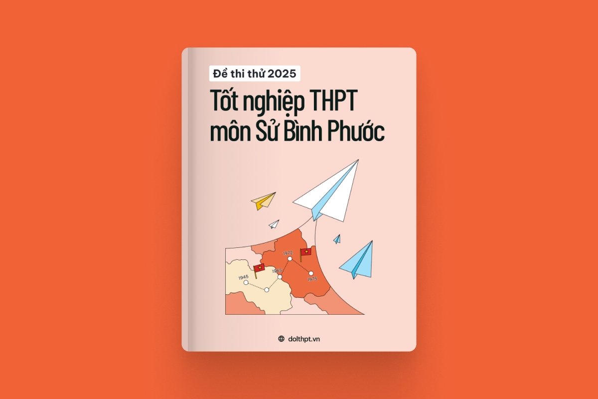 Đề thi thử tốt nghiệp THPT môn Lịch Sử tỉnh Bình Phước 2025 exam cover