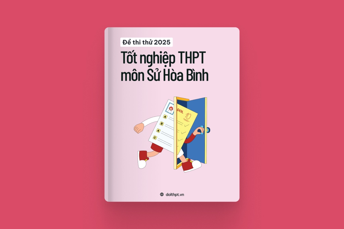 Đề thi thử tốt nghiệp THPT môn Lịch Sử tỉnh Hòa Bình 2025 exam cover