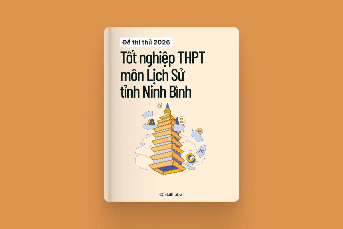 Đề thi thử tốt nghiệp THPT môn Lịch Sử Sở GD&ĐT Ninh Bình năm 2026  exam cover