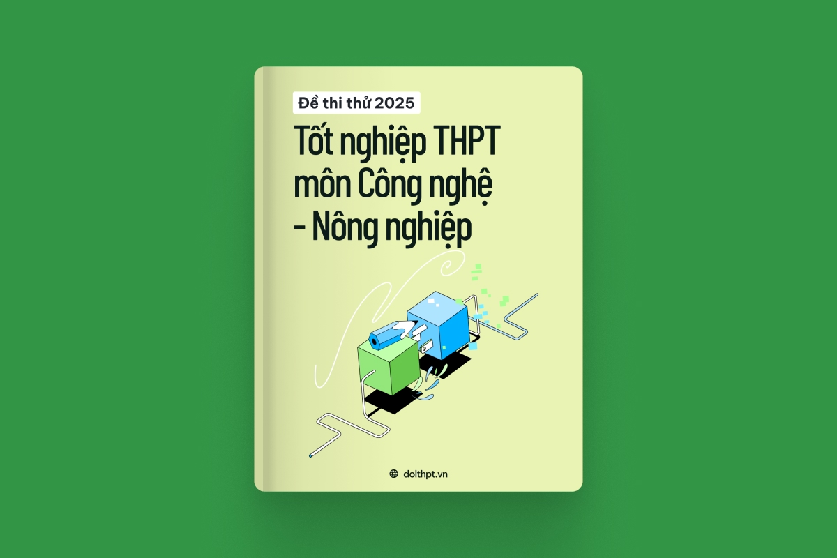 Đề thi thử tốt nghiệp THPT môn Công nghệ - Nông nghiệp năm 2025 exam cover