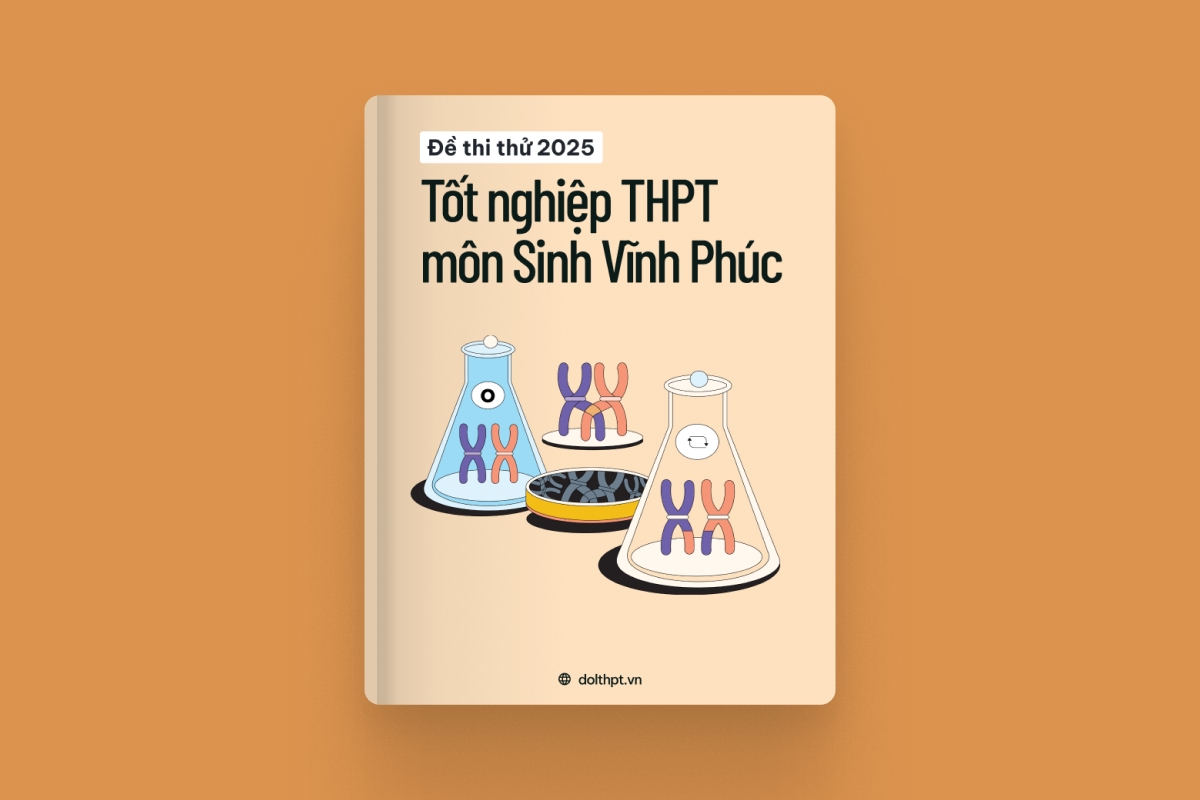 Đề khảo sát chất lượng tốt nghiệp THPT môn Sinh Học tỉnh Vĩnh Phúc 2025 exam cover
