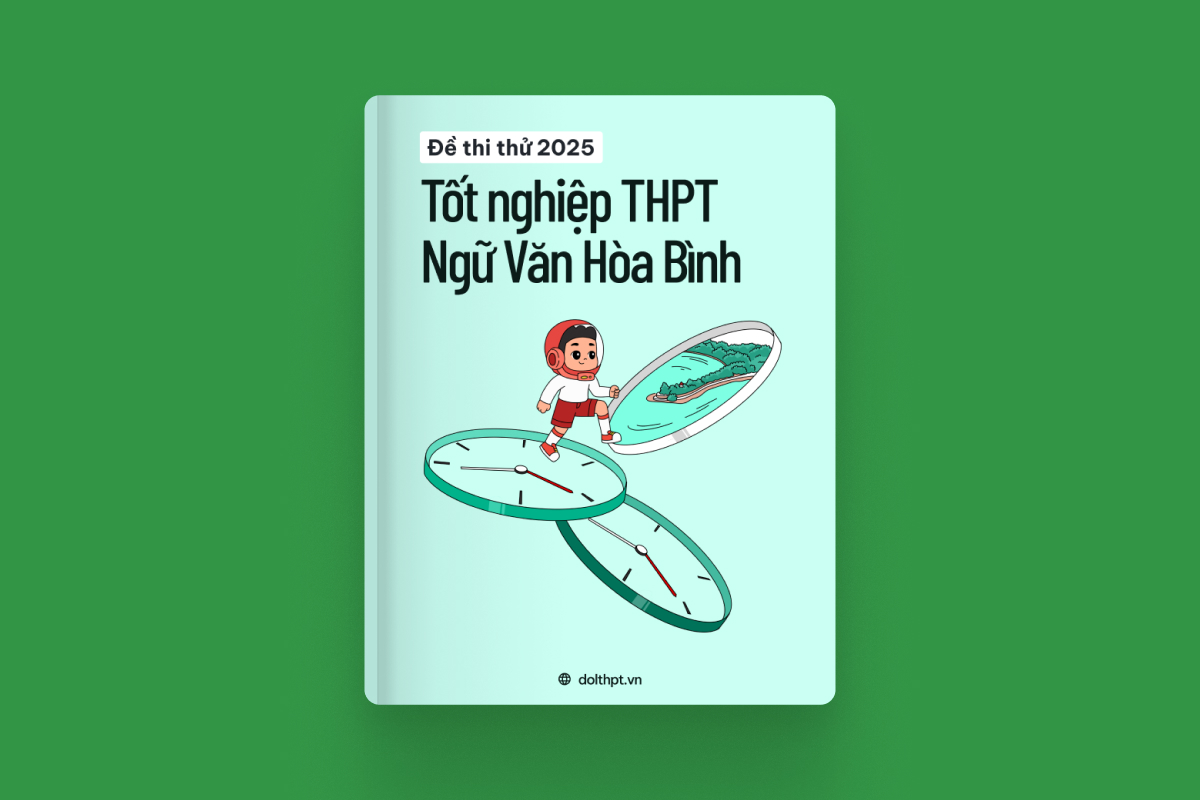 Đề thi thử tốt nghiệp THPT môn Ngữ Văn Sở GD&ĐT Hòa Bình năm 2025 exam cover