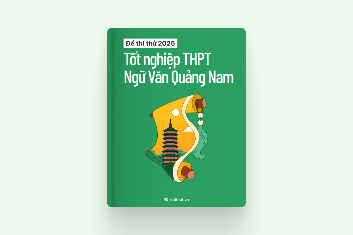 Đề thi thử tốt nghiệp THPT môn Ngữ Văn Sở GD&ĐT Quảng Nam năm 2025 exam cover