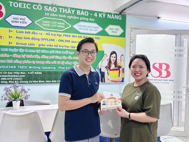 [{"type":"p","children":[{"text":"Trung tâm TOEIC TPHCM & TOEIC Cô Sao Thầy Bảo"}]}]
