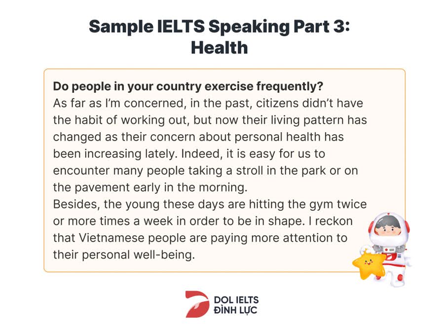 ielts speaking part 3 health