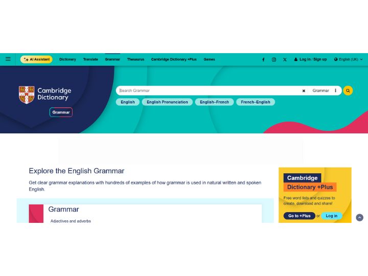 [{"type":"p","children":[{"text":"Web học ngữ pháp tiếng Anh & Cambridge Dictionary – English Grammar Today"}]}]