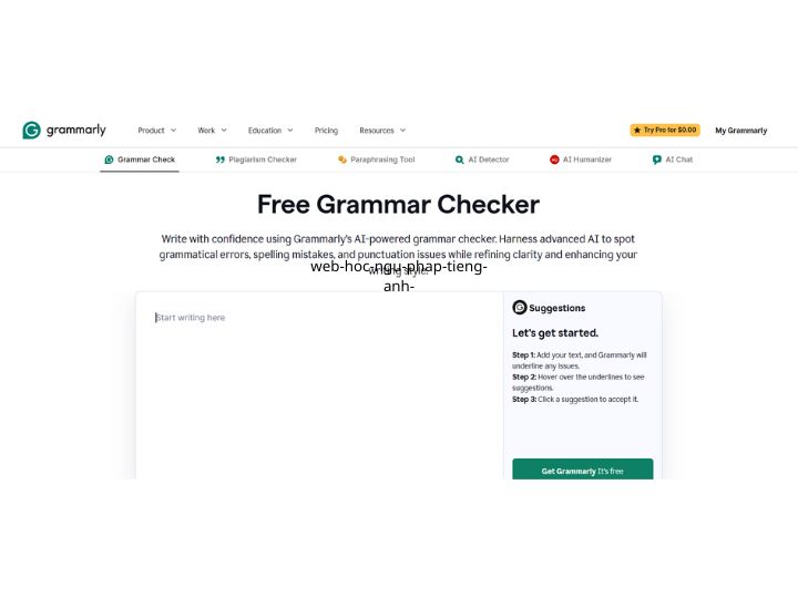 [{"type":"p","children":[{"text":"Web học ngữ pháp tiếng Anh & Grammarly"}]}]